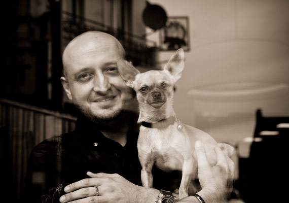 David Martin et son chien, La Paix Anderlecht